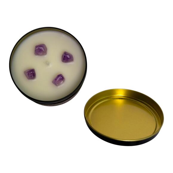Crystal City Designs MIA Other - Moon Bloom Luxury Soy Wax Crystal Candle  8 oz